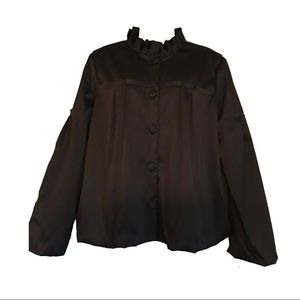 Tuxedo blouse by Apostrophe. XL 🌹